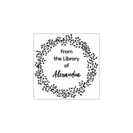 Carimbo De Borracha FALHA BOTÂNICA Da biblioteca de