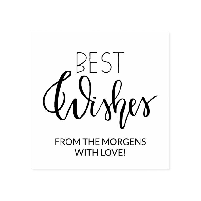 Carimbo De Borracha Família de melhores desejos, Natal personalizado (Impressão)