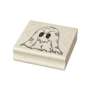 Carimbo De Borracha Fantasma de Halloween