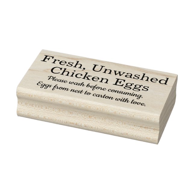 Carimbo De Borracha Farm Fresh Eggs | Monogram Egg Carton (Carimbo)