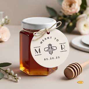 Carimbo De Borracha Favor de Mel Moderno Casamento Meant to Bee