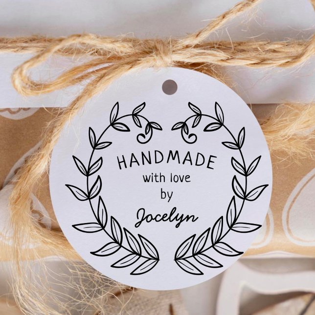 Carimbo De Borracha Feita à mão com uma bela imagem cardíaca (Criador carregado)