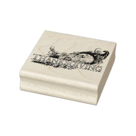 Carimbo De Borracha Feliz Ação de Graças