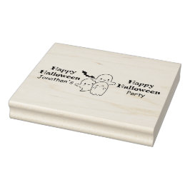 Carimbo De Borracha Feliz Dia das Bruxas Pode Personalizar