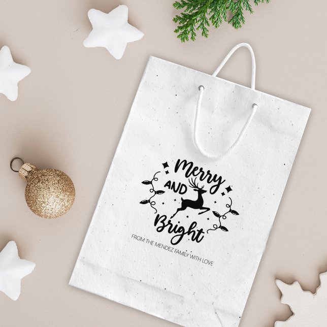 Carimbo De Borracha Feliz e Brilho, Veado de Natal, Família Grande (Criador carregado)