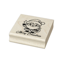 Carimbo De Borracha Feliz Natal Papai Noel