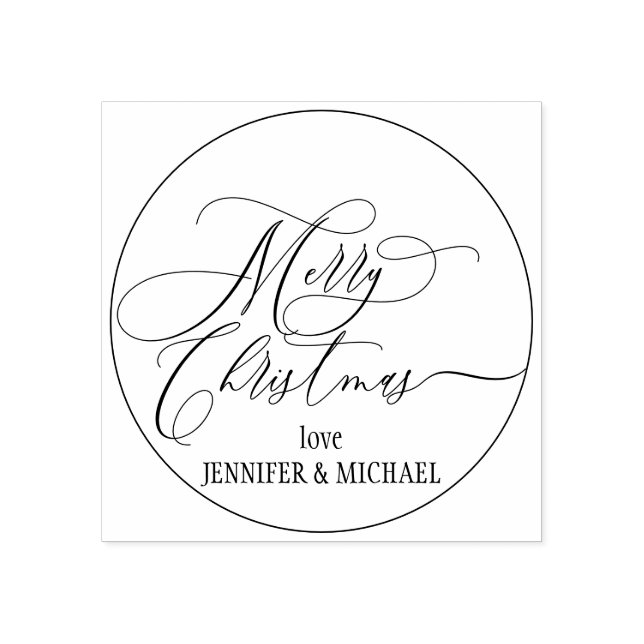 Carimbo De Borracha Feliz Natal - Simples Amor (Impressão)