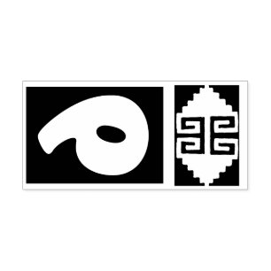 Carimbo De Borracha Ferramenta de Selo de Design Número 9 Azteca Sudoe