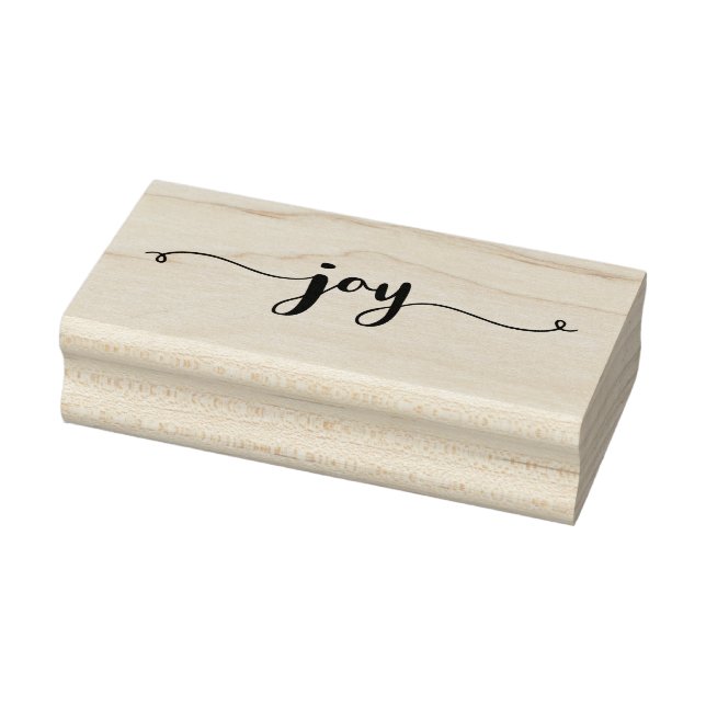 Carimbo De Borracha Festivas Joy Holiday Swirls | Natal | Hanukkah (Carimbo)