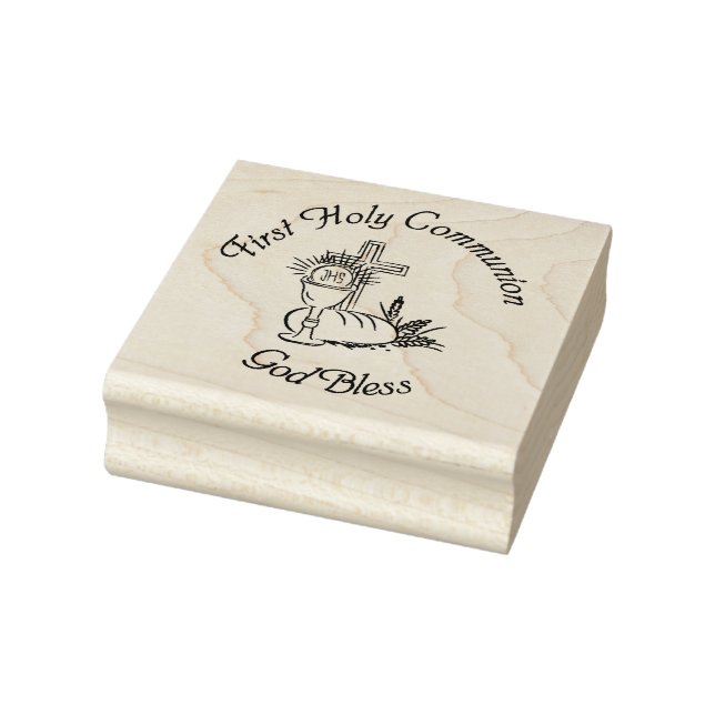 Carimbo De Borracha First Holy Communion Rubber Stamp (Carimbo)