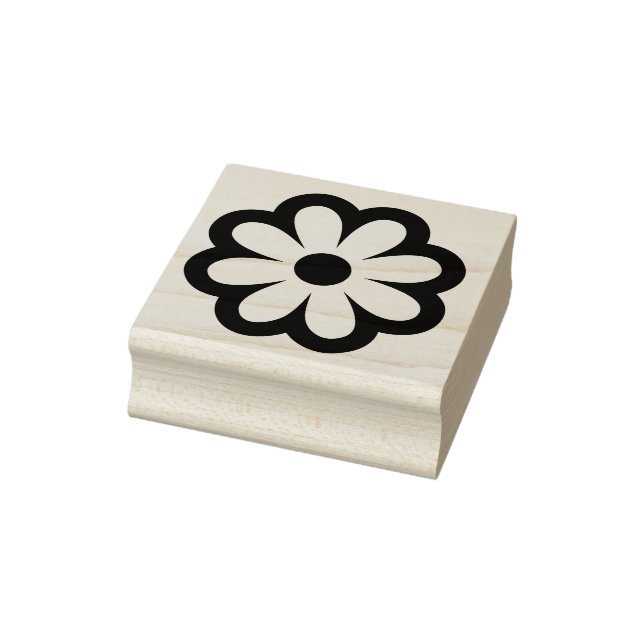 Carimbo De Borracha Flor (Carimbo)