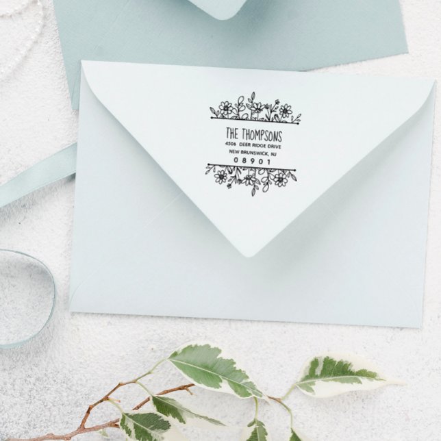 Carimbo De Borracha Florestas Selvagens Desenhadas À Mão (Criador carregado)