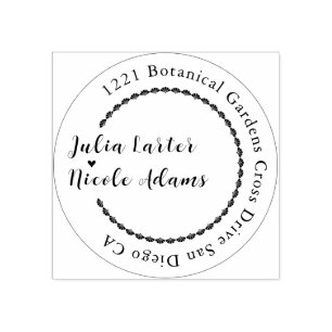 Carimbo De Borracha Florestas Selvagens Florestais Fern Cogumelos Folh