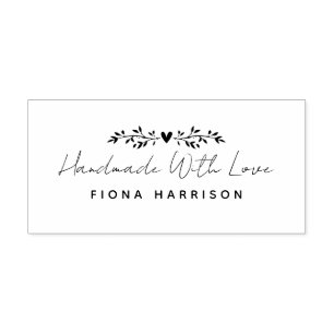 Carimbo De Borracha Folhas de Roteiro Feitas à Mão Com Amor