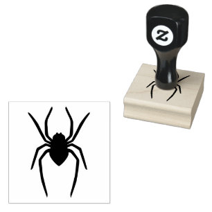 Carimbo De Borracha Forma de Silhueta de Aranha Simples Inseto Besouro
