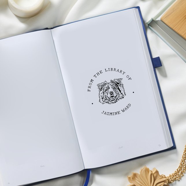 Carimbo De Borracha Foto de animal de estimação personalizada da bibli (Criador carregado)