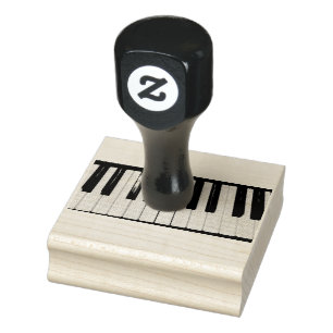 Carimbo De Borracha Foto do teclado de piano