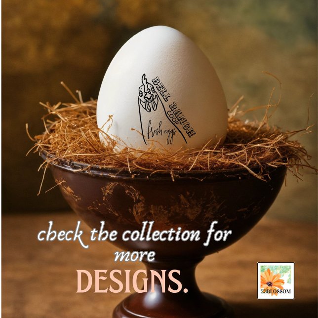 Carimbo De Borracha FUNKY FARMHOUSE Nome da fazenda (Criador carregado)