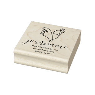 Carimbo De Borracha Galinha-Do-Homem-Galo