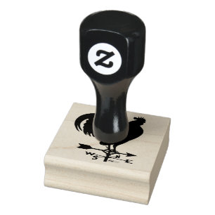 Carimbo De Borracha Galo do Weathervane