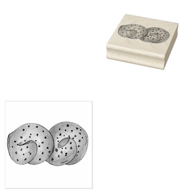 Carimbo De Borracha Garlic Knox Roll Comida Restaurante Italiano (Carimbado)