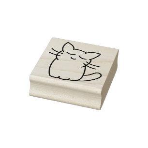 Carimbo De Borracha Gatinho Gato