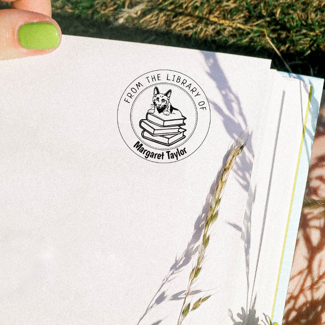 Carimbo De Borracha Gato Azul Russo, Livro Da Biblioteca De (Criador carregado)