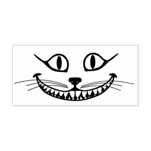 Carimbo De Borracha Gato de Cheshire