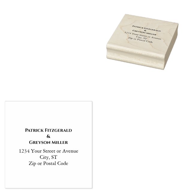 Carimbo De Borracha Gay Men Wedding Elegant Rainbow (Carimbado)