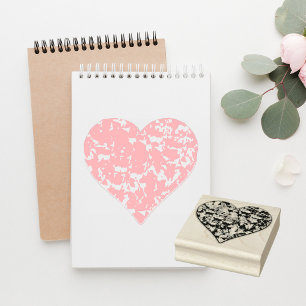 Carimbo De Borracha Glam Heart