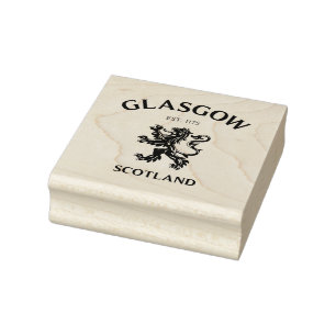 CARIMBO DE BORRACHA GLASGOW, ESCÓCIA