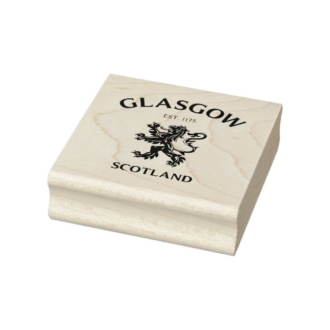 CARIMBO DE BORRACHA GLASGOW, ESCÓCIA (Carimbo)