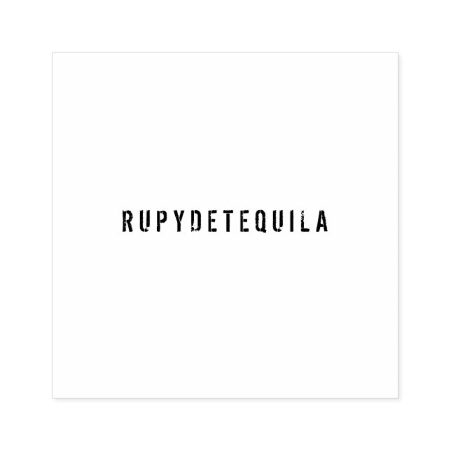 Carimbo De Borracha Glitz do Ouro de Nome Personalizável (Impressão)