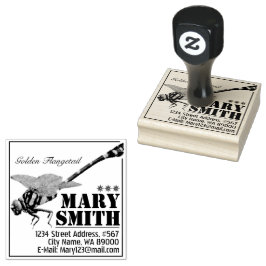 Carimbo De Borracha Golden Flangetail