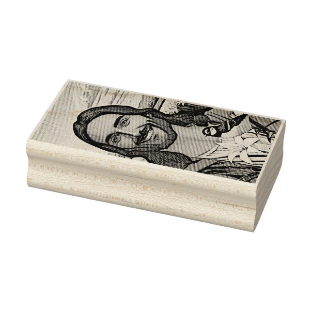 Carimbo De Borracha Gráficos e Lírios (Carimbo)