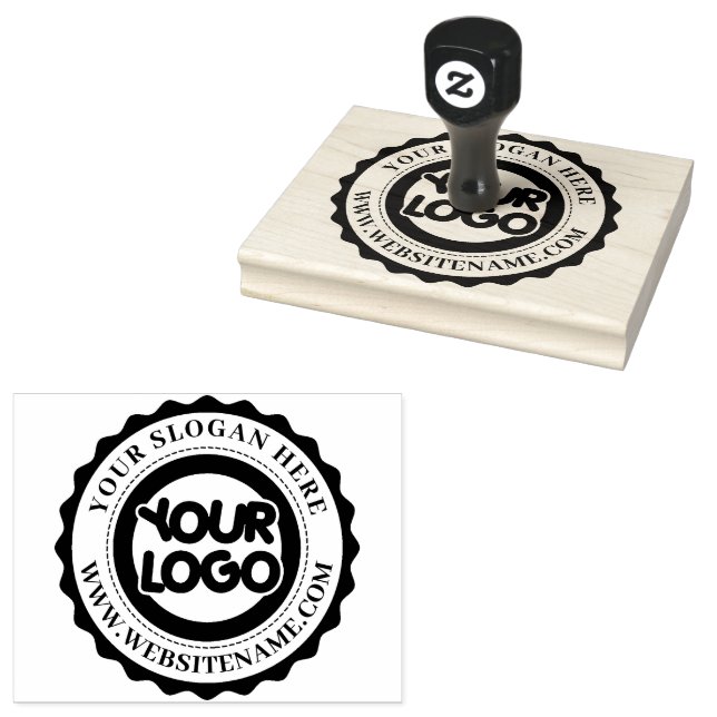Carimbo de Borracha Grande com Logotipo Empresaria (Carimbado)