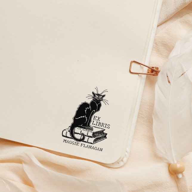 Carimbo De Borracha Grumpy Cat com livros, Biblioteca Personalizada Ex (Criador carregado)