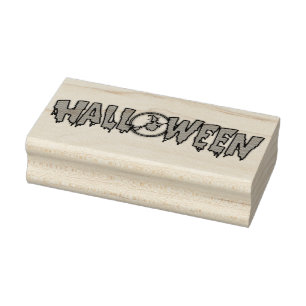 Carimbo De Borracha Halloween