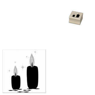Carimbo De Borracha Halloween Bruxo - Velas Mágicas