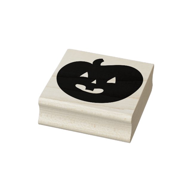 Carimbo De Borracha Halloween Jack-o-lantern (Carimbo)