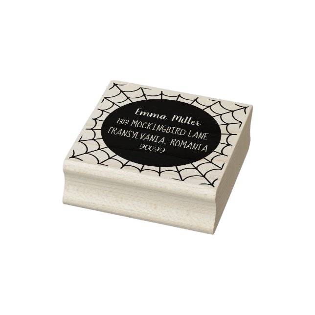 Carimbo De Borracha Halloween Spider Web (Carimbo)