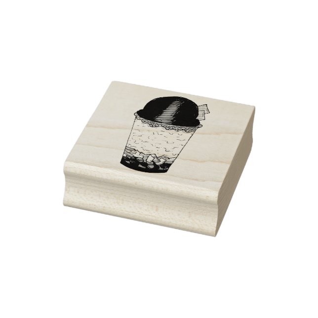 Carimbo De Borracha Halo-Halo (Haluhalo) Filipino Havaiano de Gelo (Carimbo)