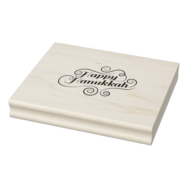 Carimbo De Borracha Happy Hanukkah (Carimbo)