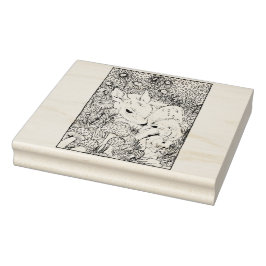 Carimbo De Borracha Happy Hollow Deer