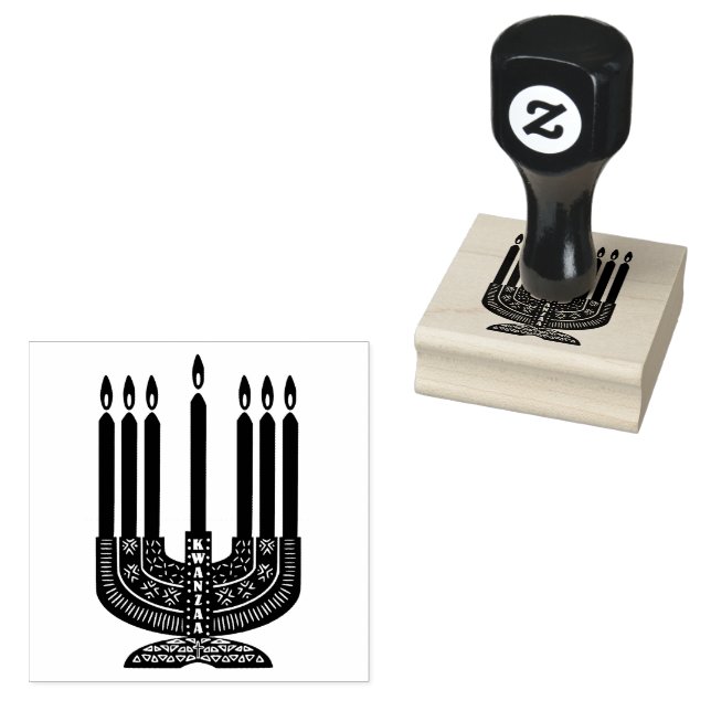 Carimbo De Borracha Happy Kwanzaa (Carimbado)
