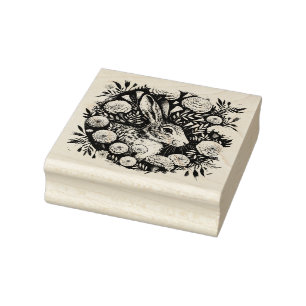 Carimbo De Borracha Hare Marigold