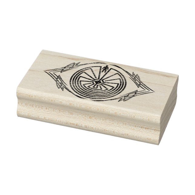 Carimbo De Borracha HOMEM NO MAZE - quadro de tatuagem tribal I (Carimbo)