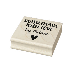 Carimbo De Borracha Homemada Simples De Na moda Com Carinho De Arte De