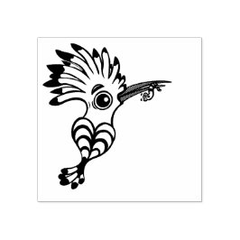 Carimbo De Borracha Hoopoe Bird