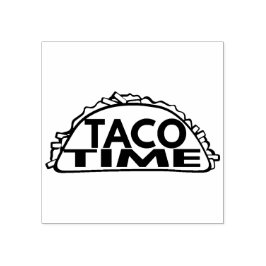 Carimbo De Borracha Hora do Taco